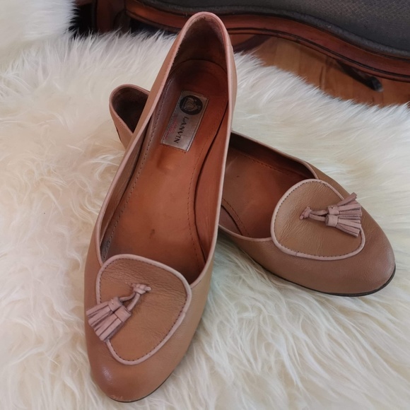 Sz 9.5 lambskin Lanvin flats - Picture 2 of 7
